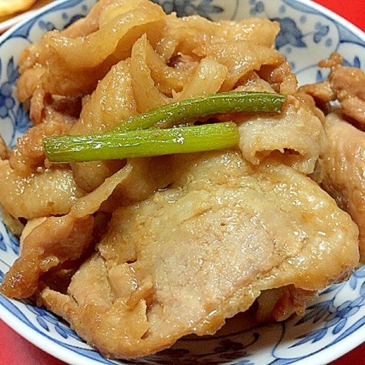 豚こま肉の甘辛焼き☆焼肉のタレで♪